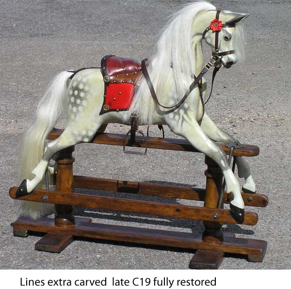 Lines rocking horse restored